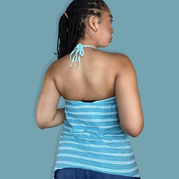 Striped Halter Top - Picture 4 of 4